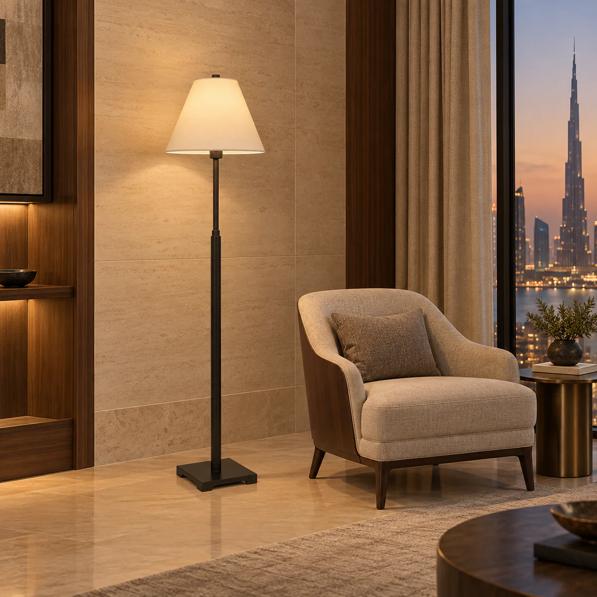 Hotel Guest Room Floor Lamp - Model ML84551