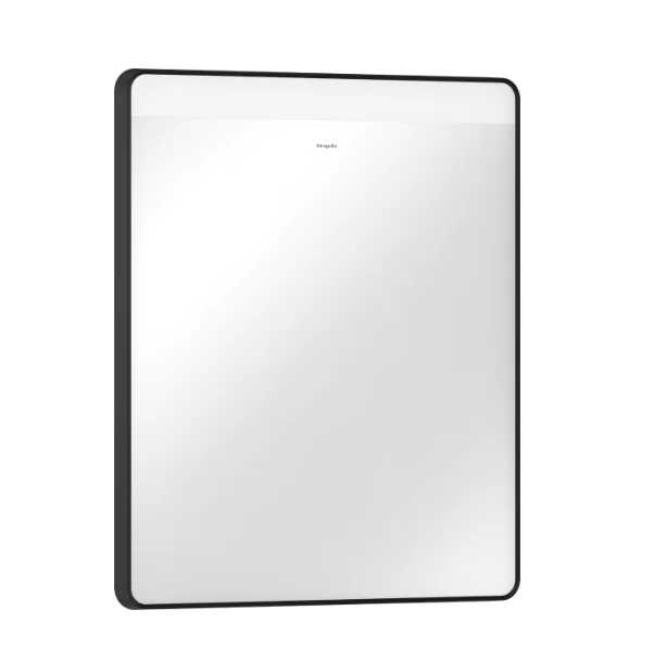hansgrohe Xarita Lite Q LED Bathroom Mirror – Matt Black | 600 mm
