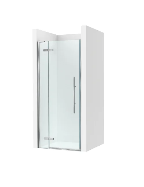ROCA BRISA PEF Swing Door Shower Enclosure – Polished Silver
