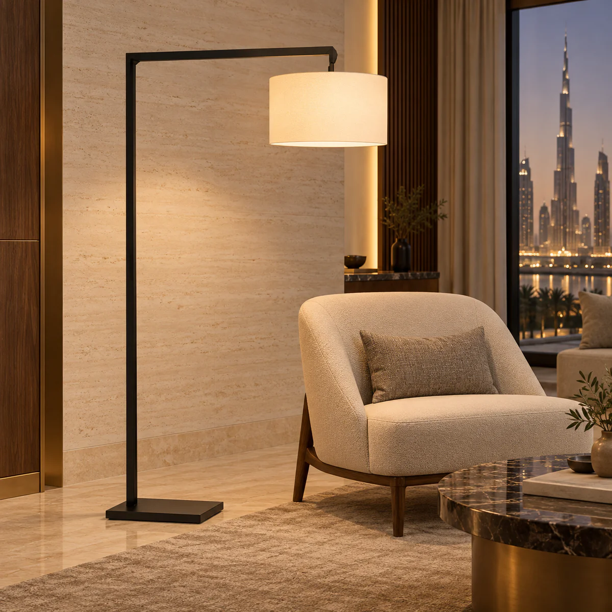 Hotel Guest Room Floor Lamp - Model ML84066