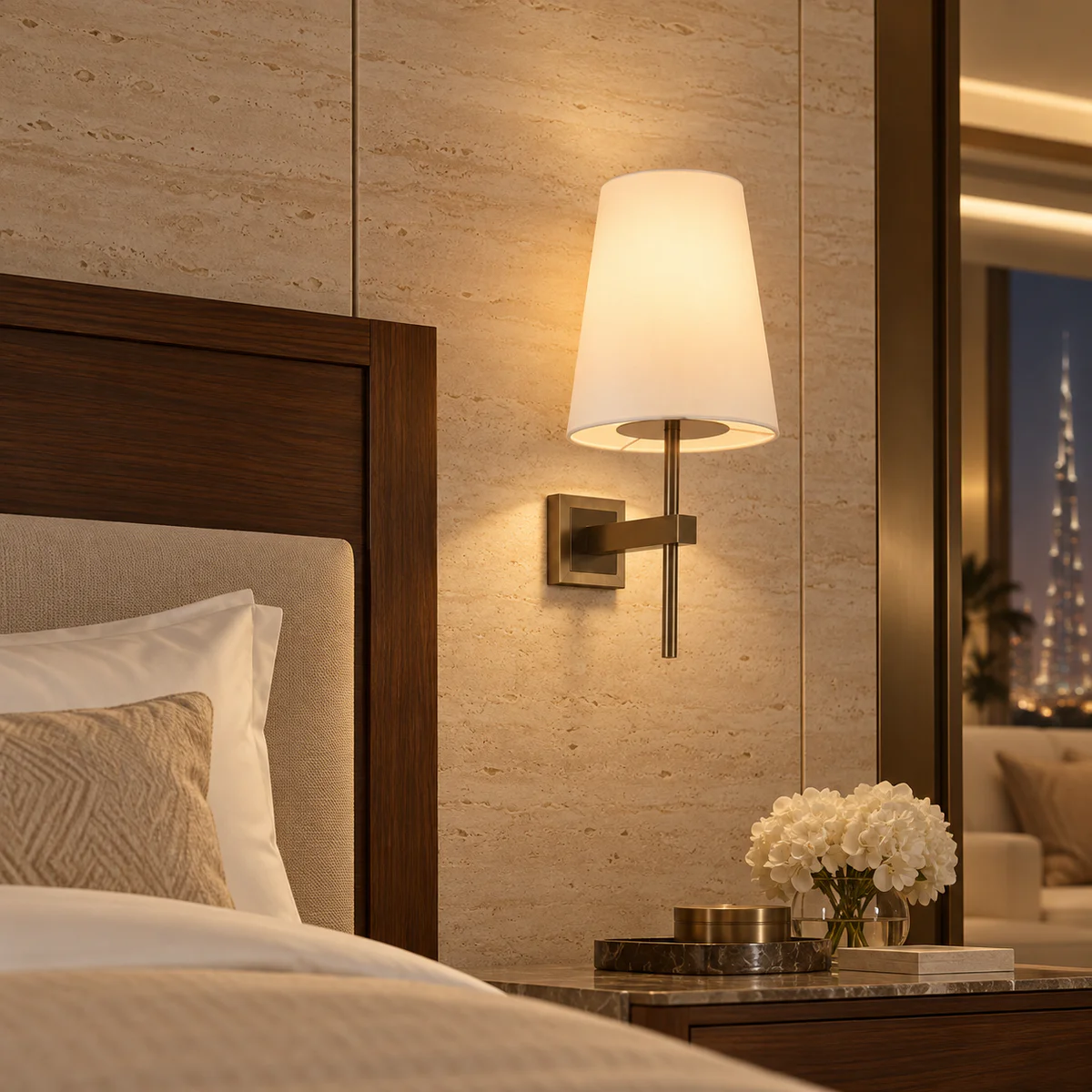 Hotel Guest Room Wall Light - Model MB83203