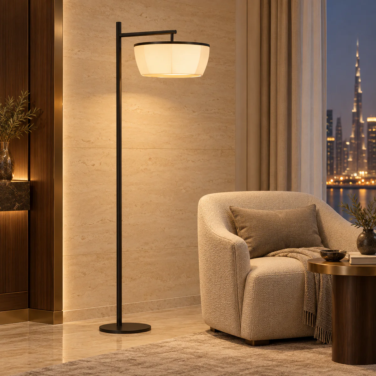 Hotel Guest Room Floor Lamp - Model ML84296