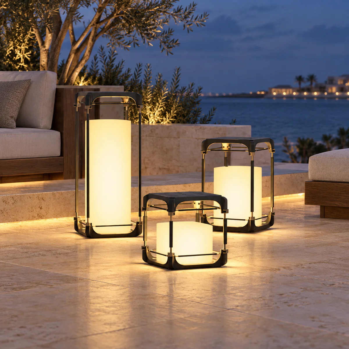 Solar & Wired LED Garden Light – Model 5040