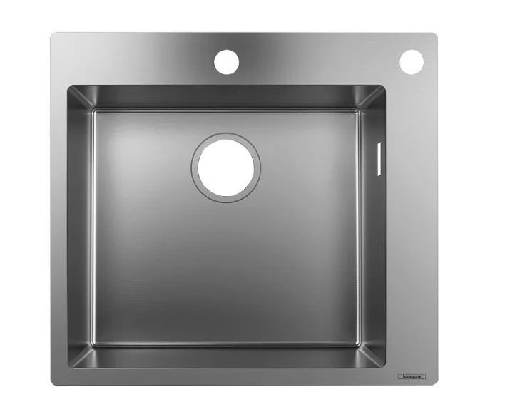 hansgrohe S71 S712-F450 Single Bowl Kitchen Sink – Stainless Steel