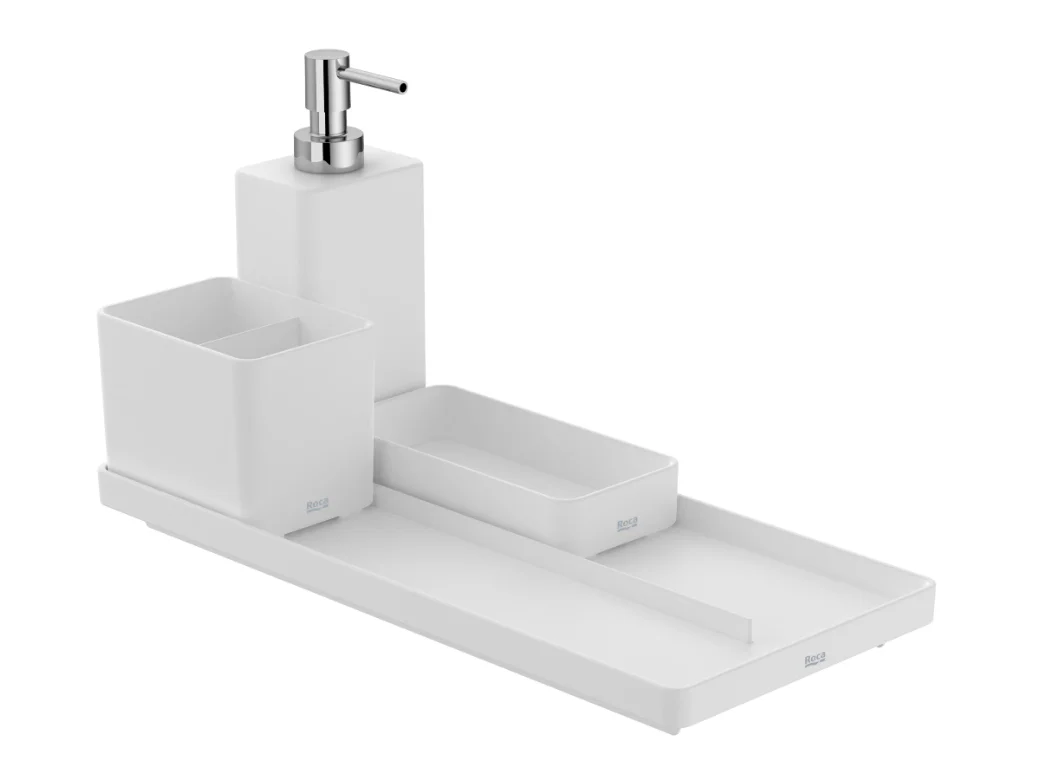 ROCA ONA Bathroom Countertop Tray – Matt White | 350 mm