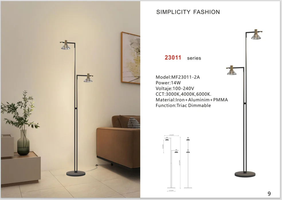 Minimalist Decorative Floor Lamp for Lounge and Villa Interiors