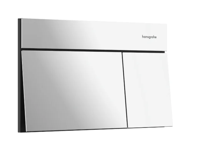 hansgrohe iFrame Element E Dual Flush Plate – Chrome