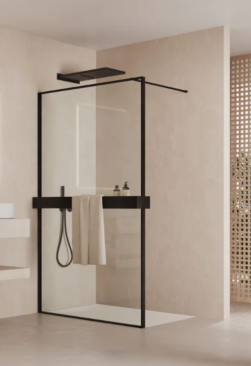 ROCA LINE Walk-In Shower Fixed Glass Panel