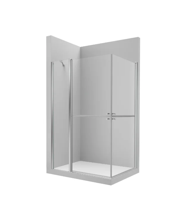 ROCA ACCESS PLF + PL Corner Shower Enclosure – 180° Hinged Doors