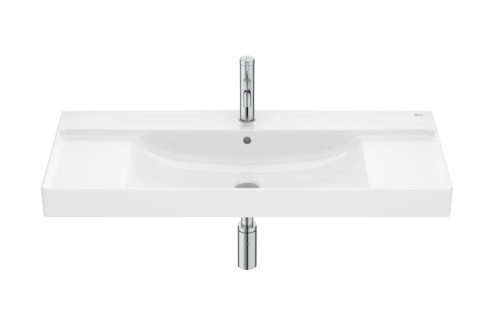 Roca Ona Wall-Hung Fineceramic® Basin – 1000 × 460 mm