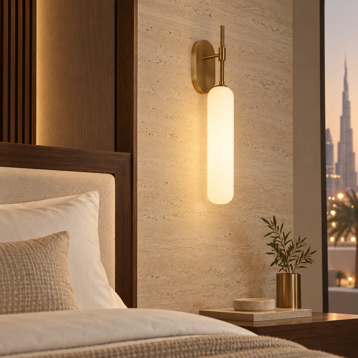 Hotel Guest Room Wall Light - Model MB83858