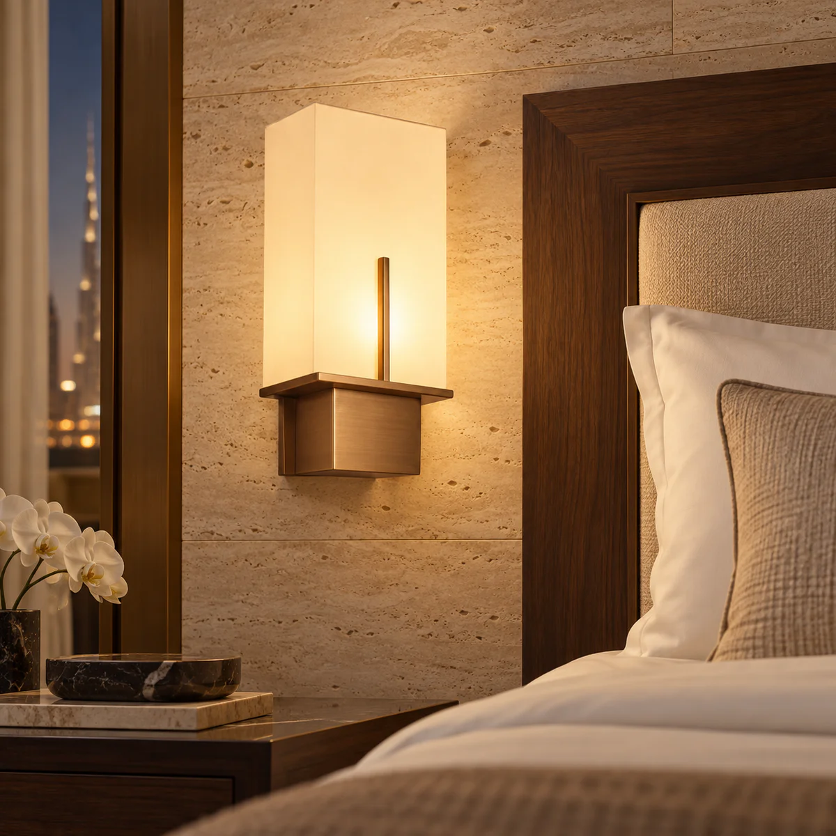 Hotel Guest Room Wall Light - Model MB82696