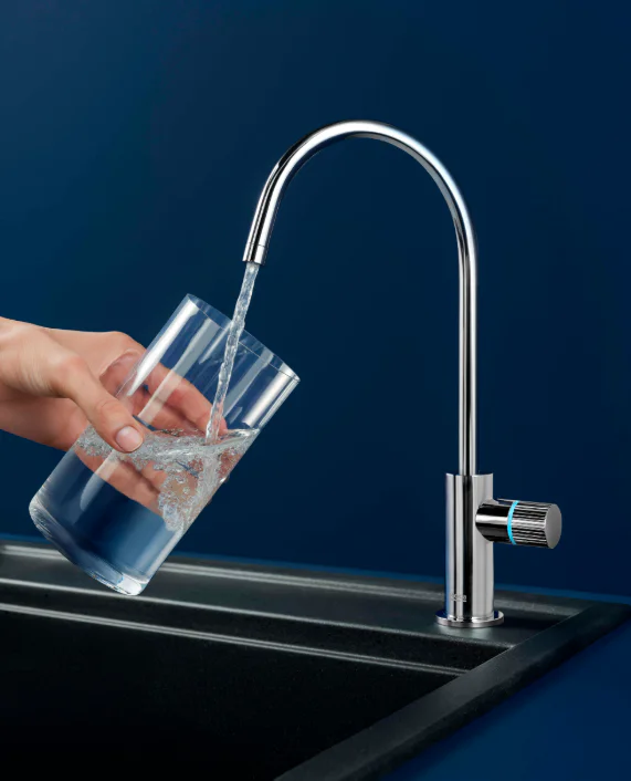 Roca AQUAFY Filtered Water Kitchen Faucet – Single-Lever, 5-Stage Filter, Chrome