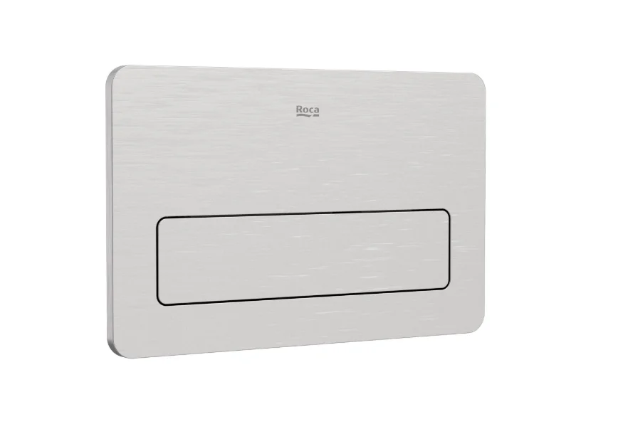 Roca Duplo One PL3 PRO Single Flush Plate – Vandal-Proof Stainless Steel