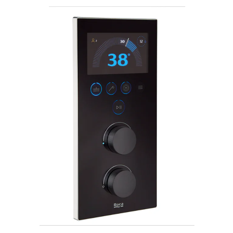 Roca Smart Shower Electronic Thermostatic Mixer & Control Panel – Built-In, 230V