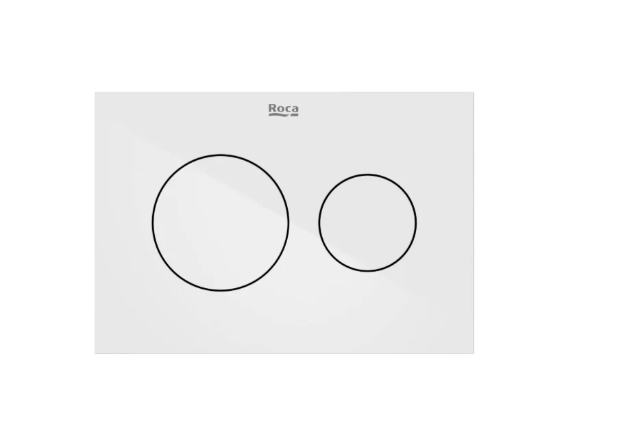 Roca Duplo S PS3 Dual Flush Plate – White