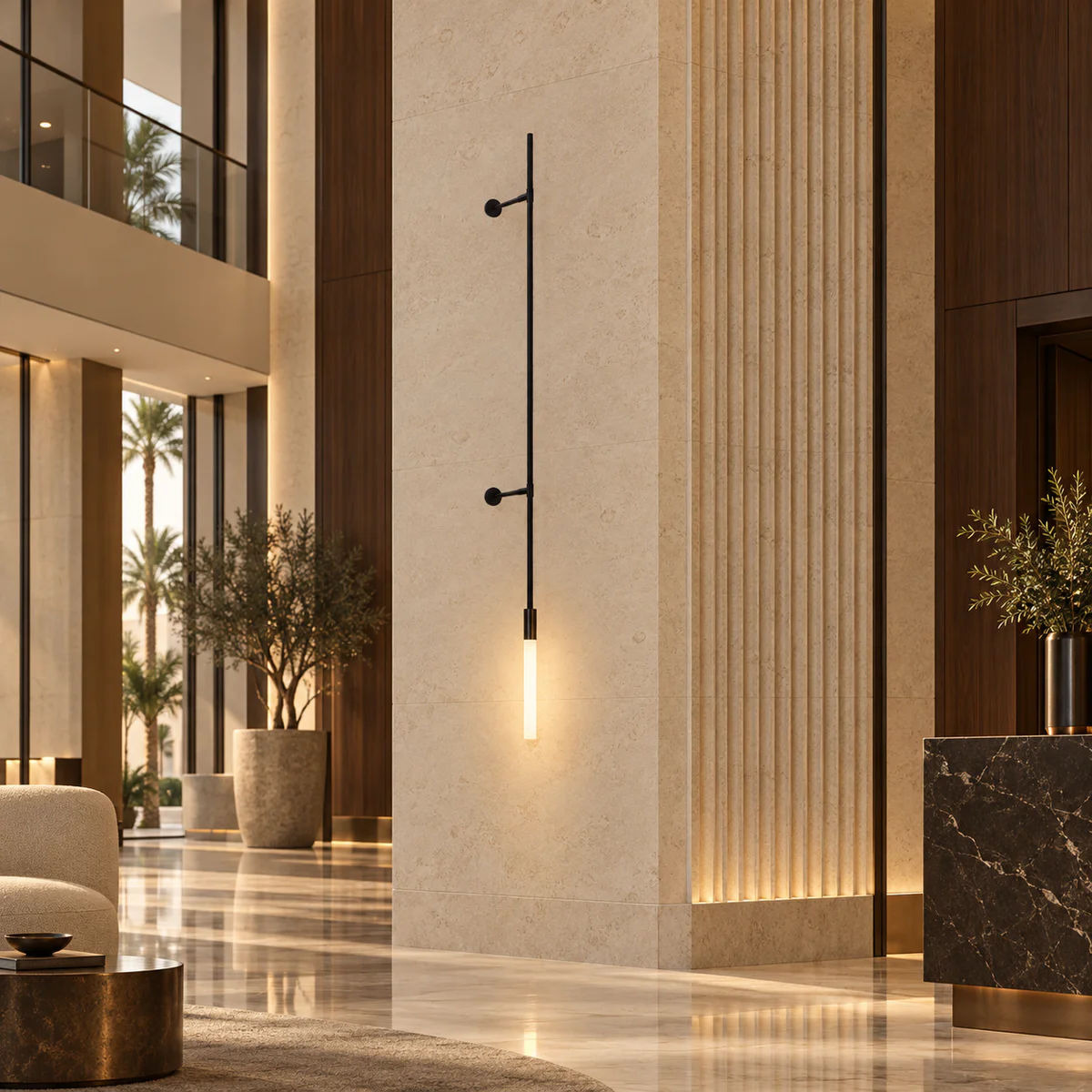 Architectural Hotel Wall Pendant Light - Model MB84194