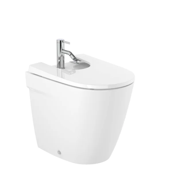 Roca Ona Back-to-Wall Bidet – White