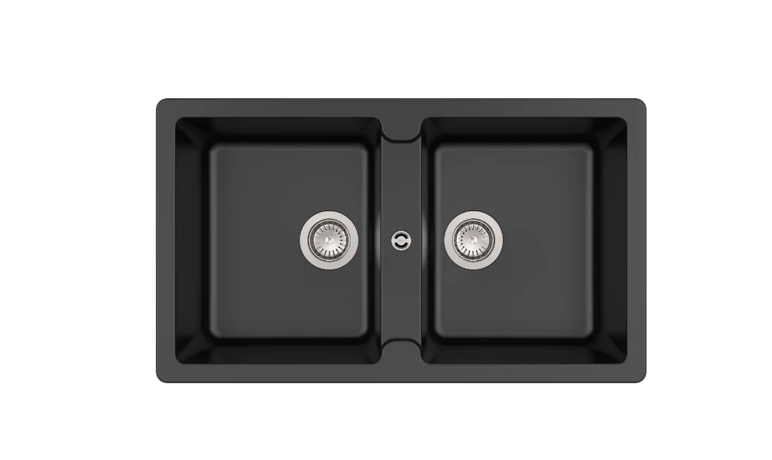 ROCA BERGEN Quarzex® Double Bowl Kitchen Sink