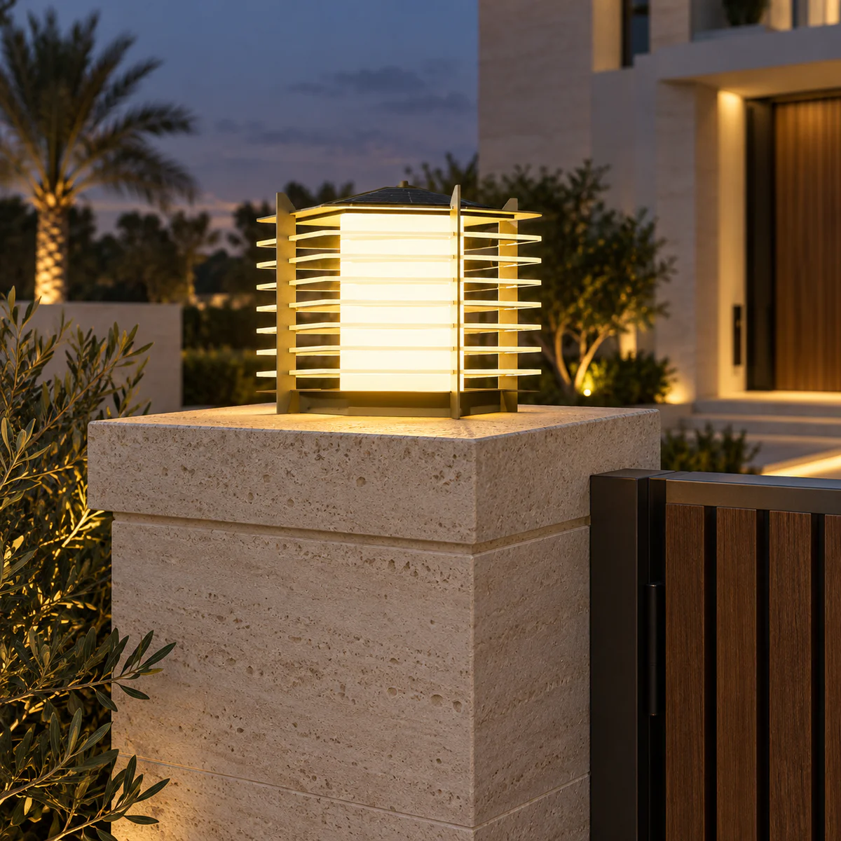 IP65 Solar & Wired LED Garden Post Cap Light – Model 2405