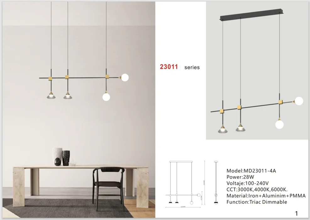 Decorative Glass Pendant Light for Hotels and Villas