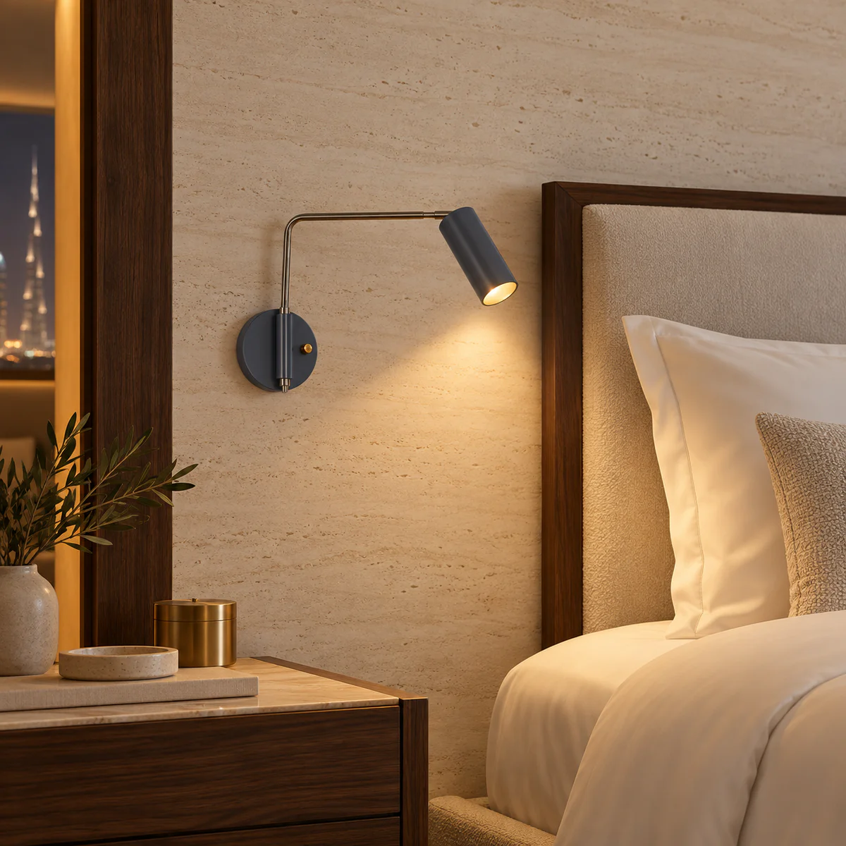 Hotel Guest Room Wall Light - Model MB83859