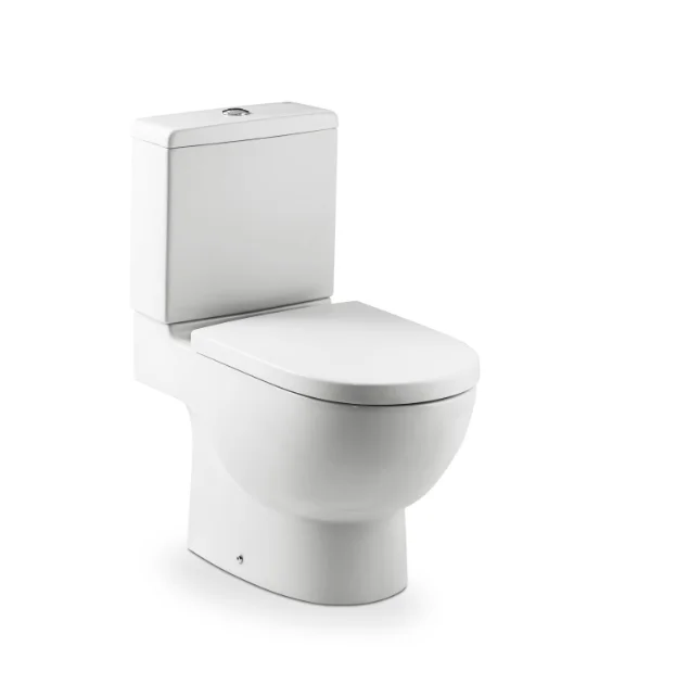 Roca Meridian Close-Coupled WC with Dual Outlet – White