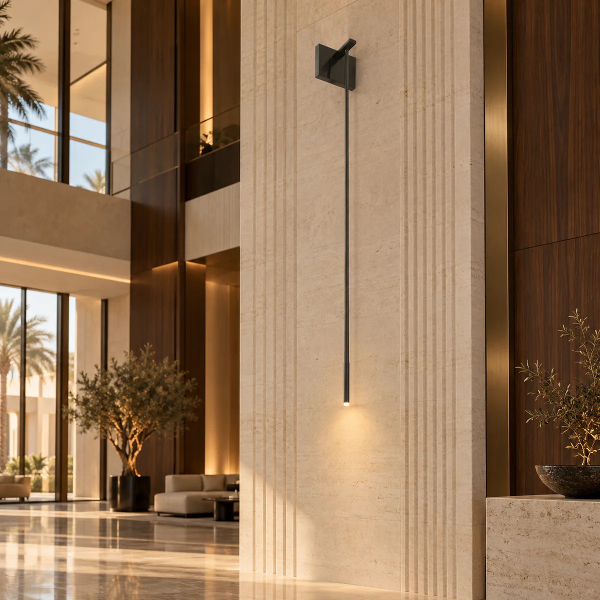 Architectural Hotel Wall Pendant Light - Model MB85143