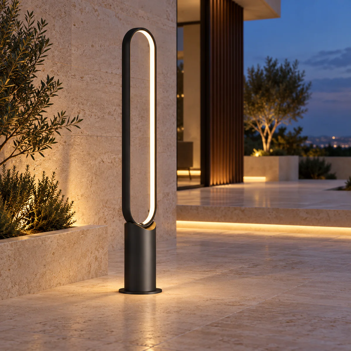 IP65 Solar & Wired LED Garden Light – Model 2154