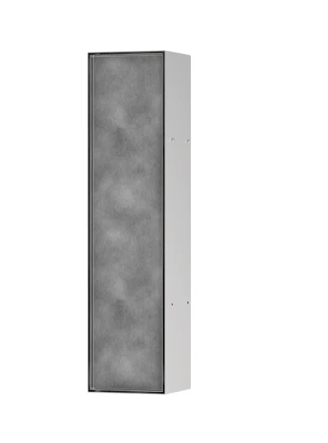 hansgrohe XtraStoris Rock Recessed Toilet Brush Holder – Brushed Stainless Steel